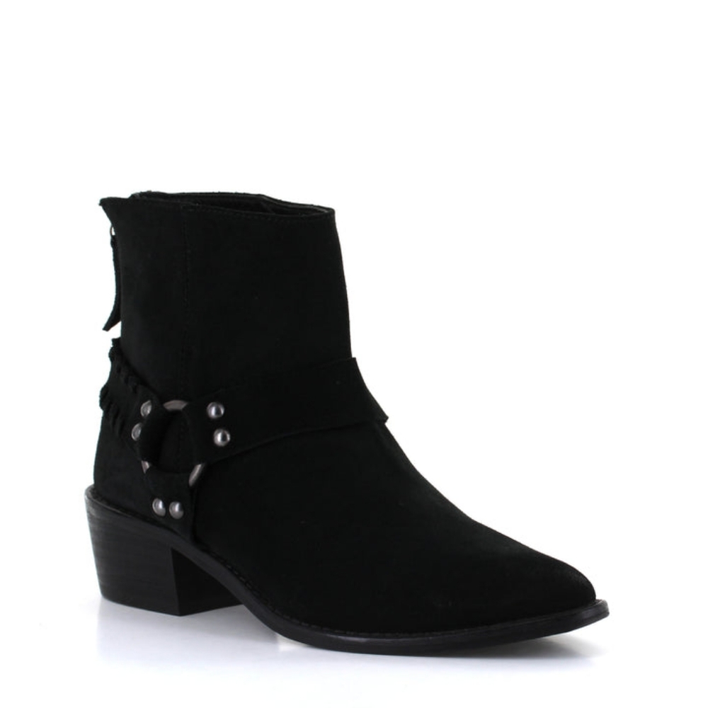 Vintage 7 Alameda Western suede ankle boots 7/37